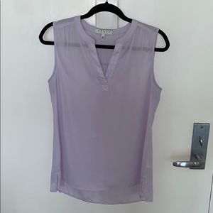 Sheer lavender blouse—WORN ONCE!